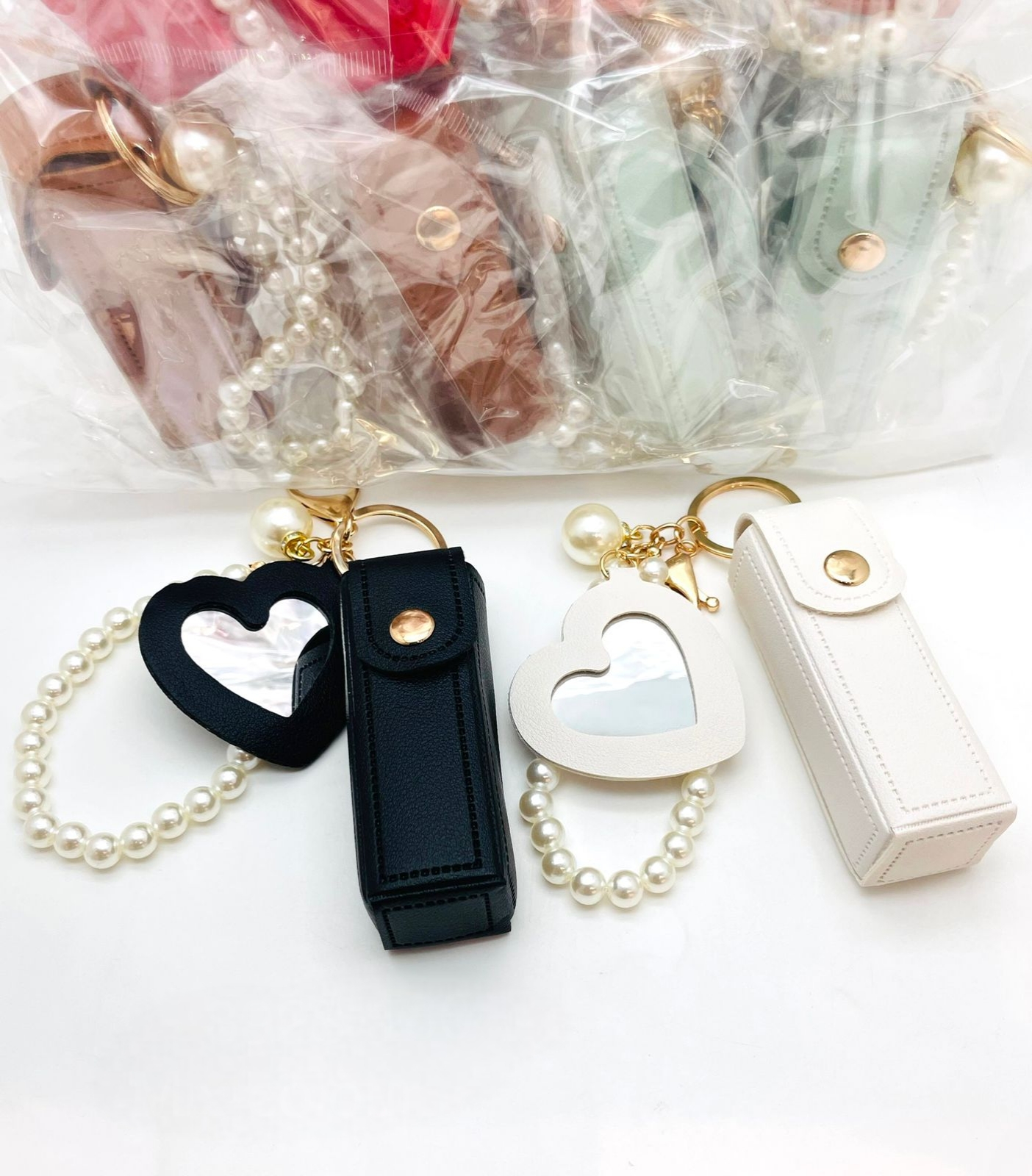 Mini Lipstick Holder Keychain