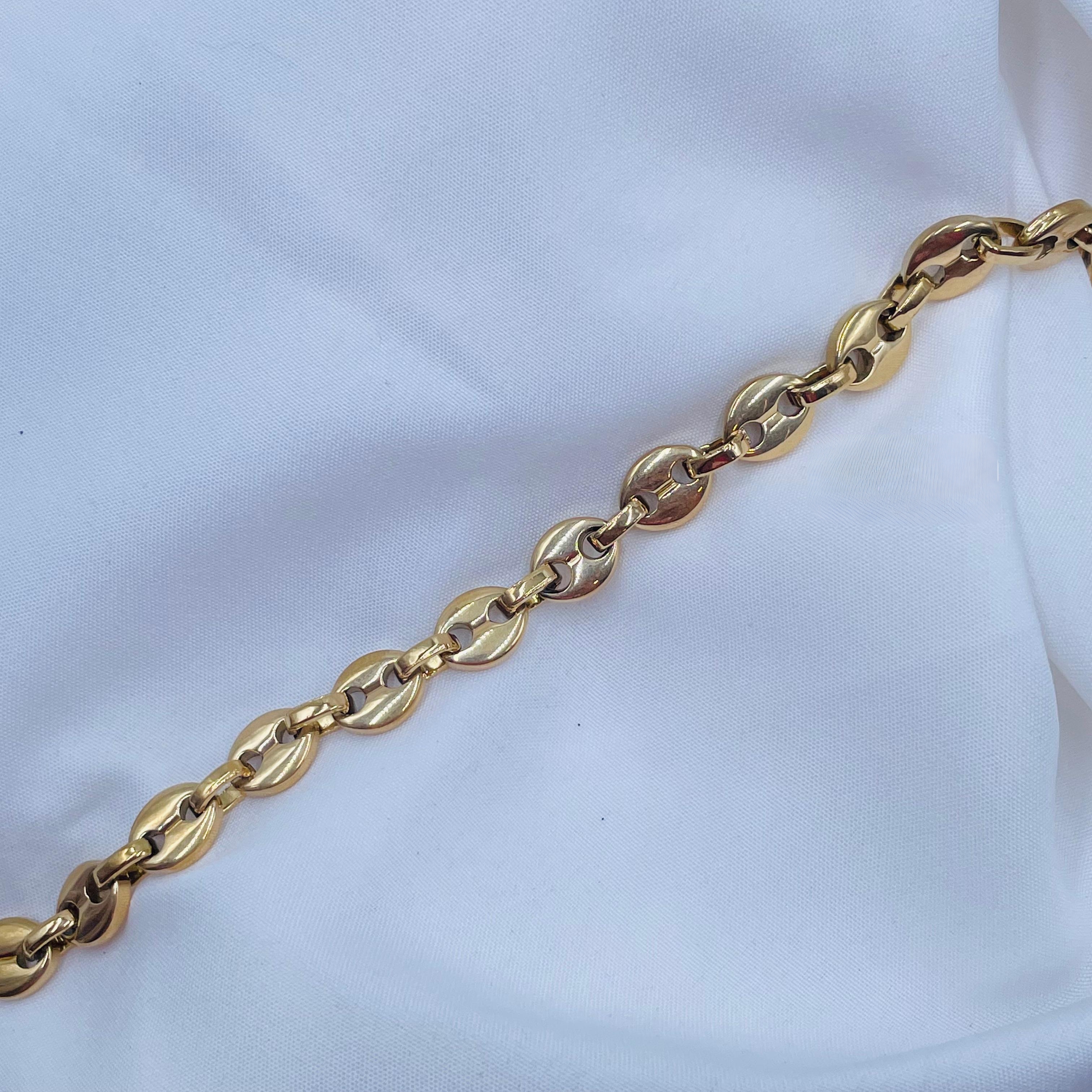 Golden Orbit Chain Bracelet 