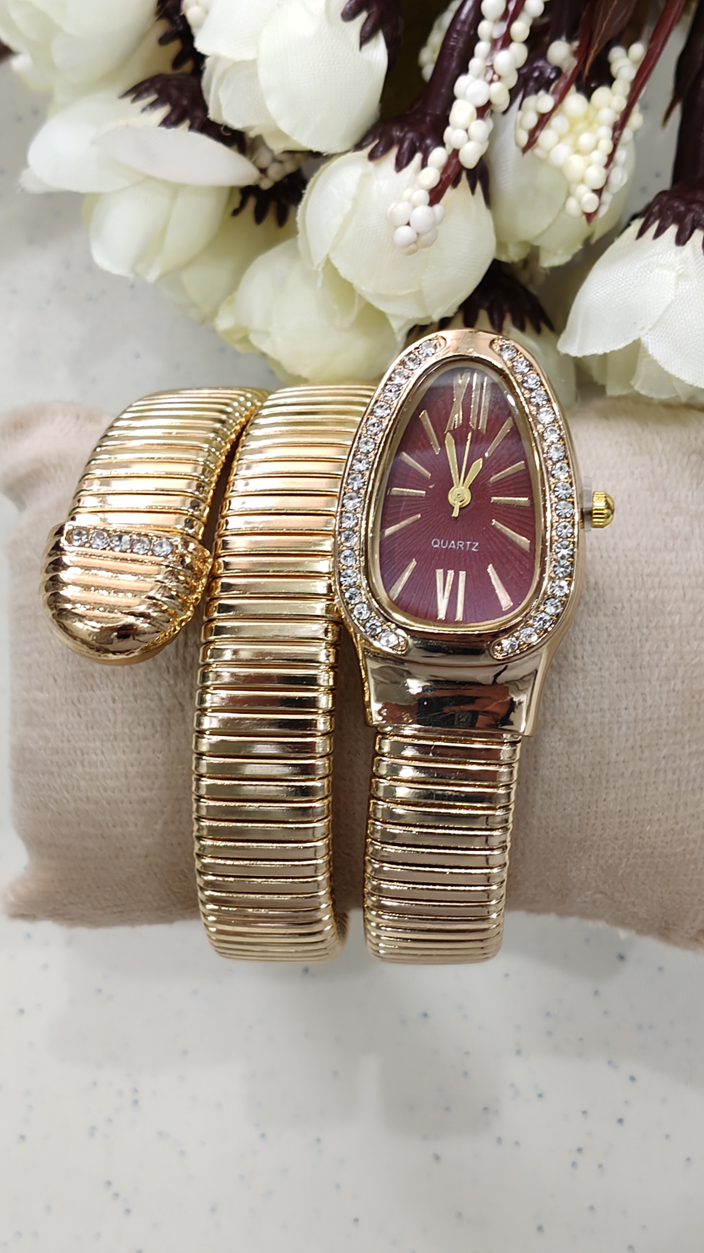 Snake Watch Bracelet (Double Wrap) - View 2