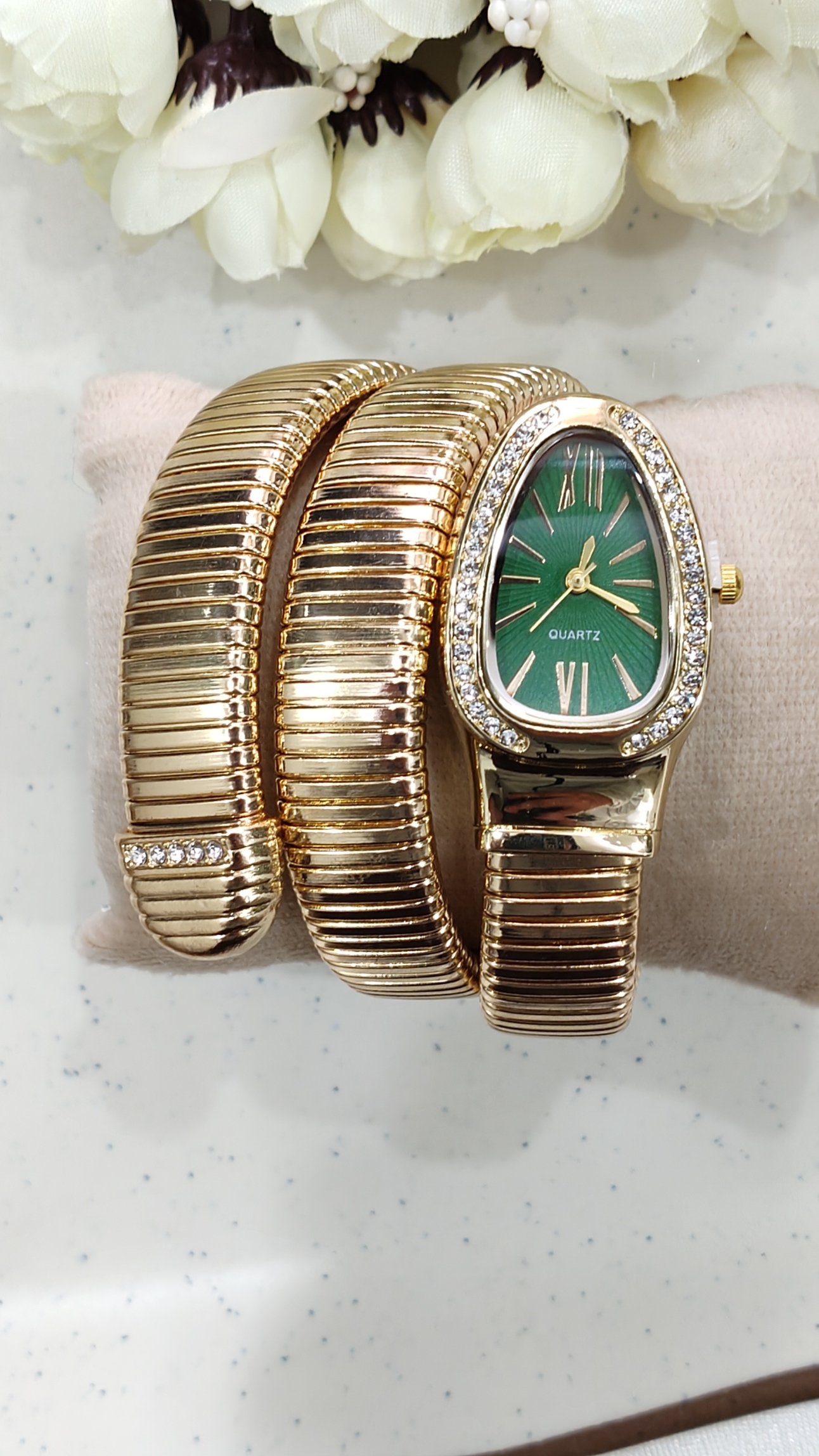 Snake Watch Bracelet (Double Wrap) - View 3