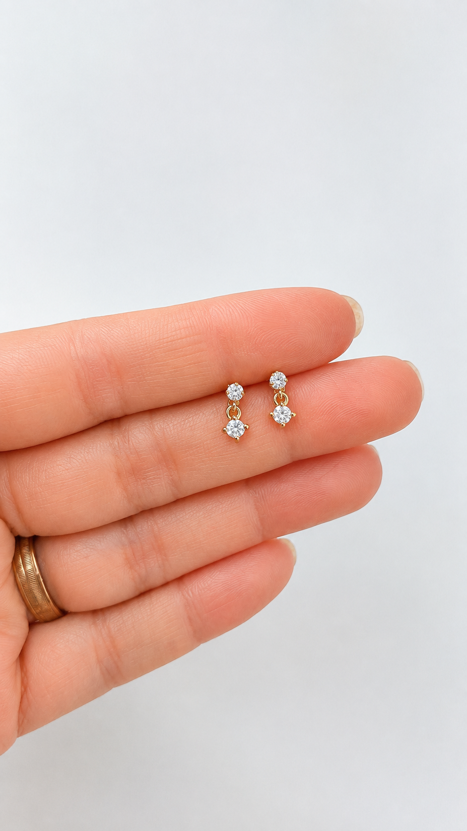 Luna Drop Ball Back Studs 