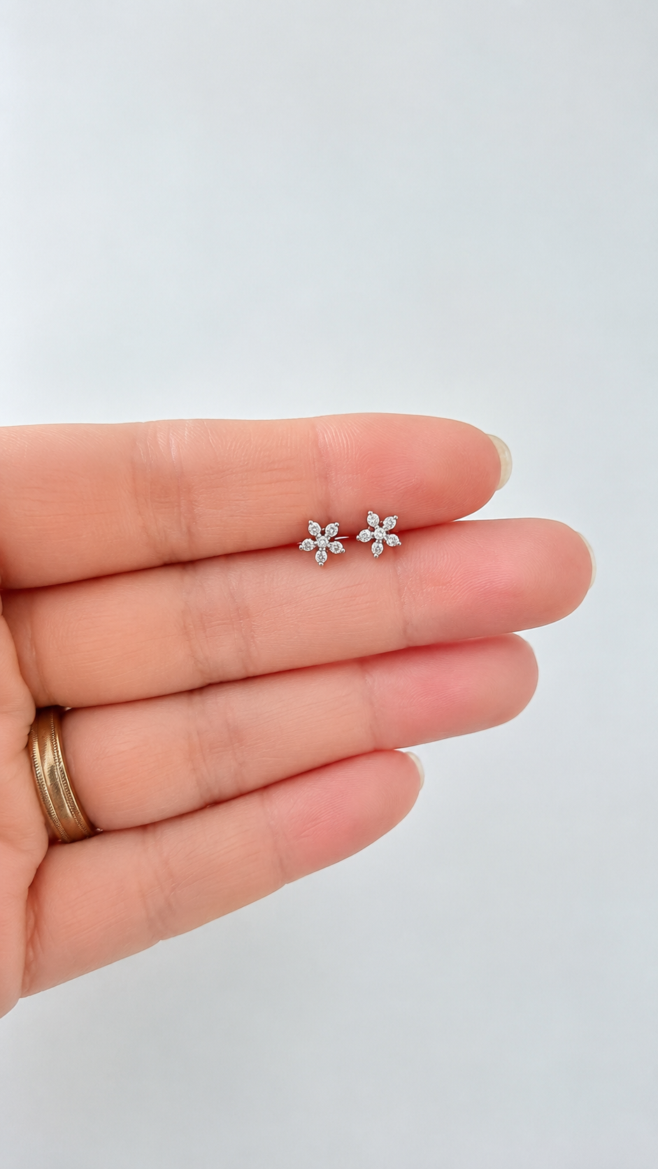 Mini Crystal Bloom Ball Back Studs 