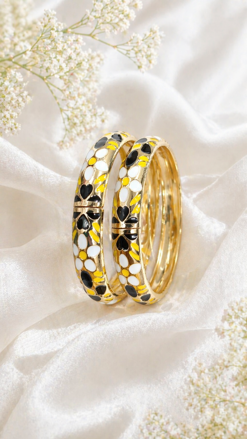 Daisy Pop Bangles (Pair)