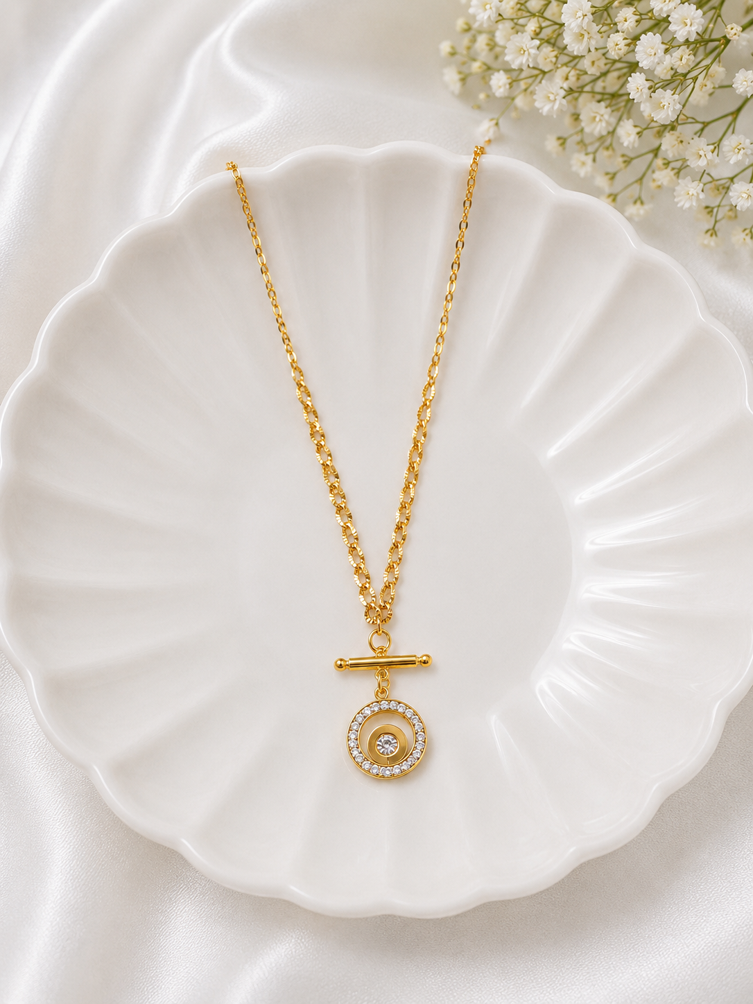 Golden Orbit pendant 