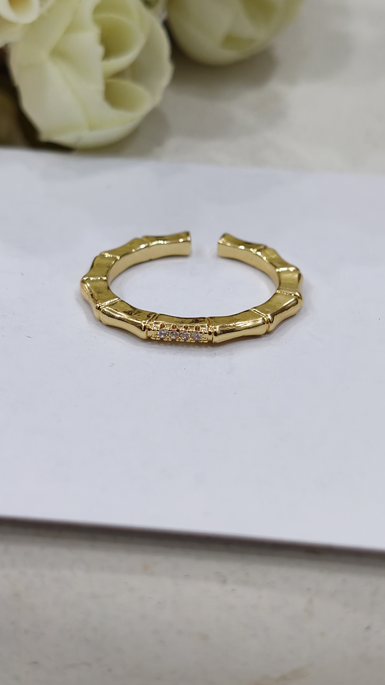 Bamboo Sleek Ring - View 2