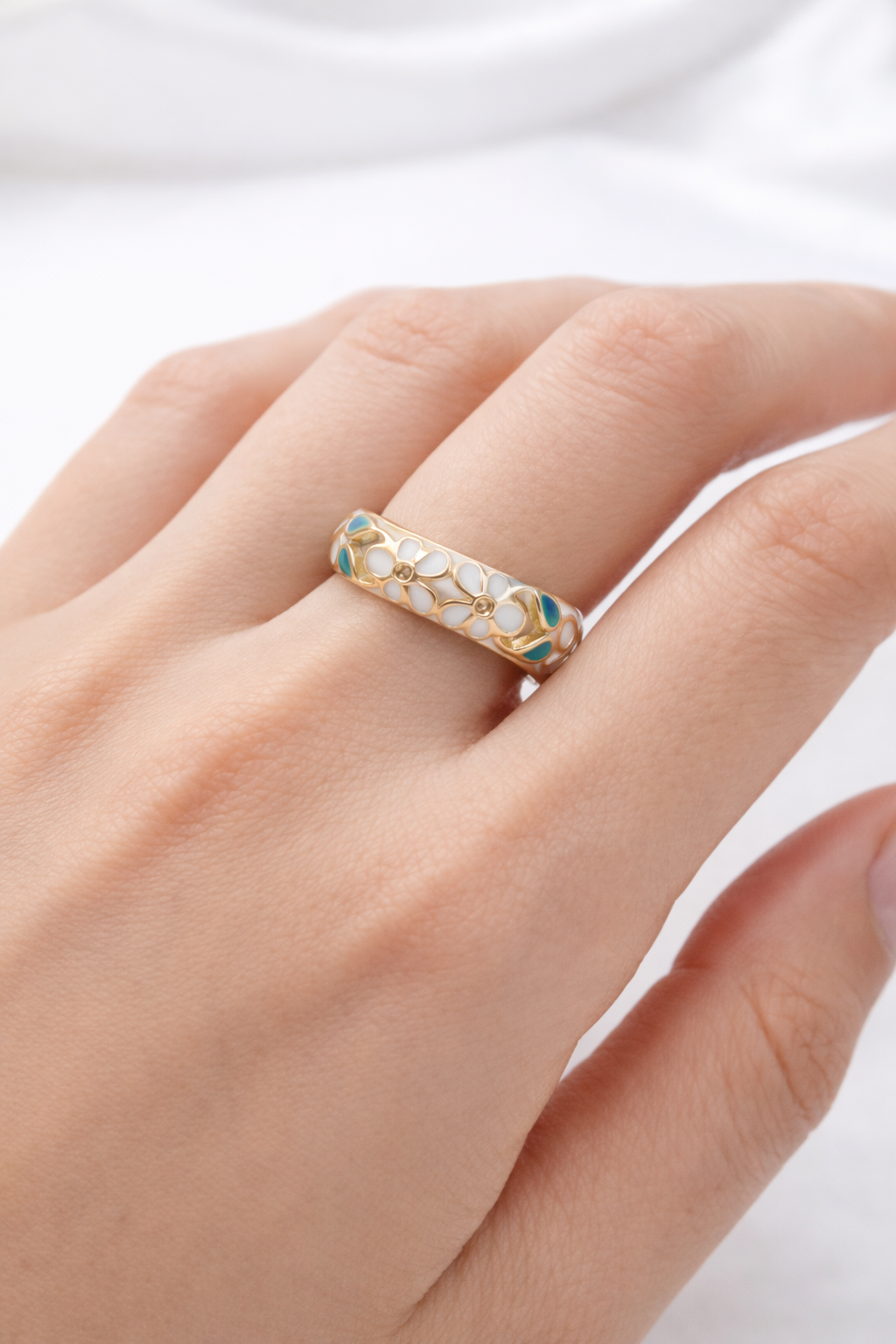 Ivory Bloom Ring - View 2
