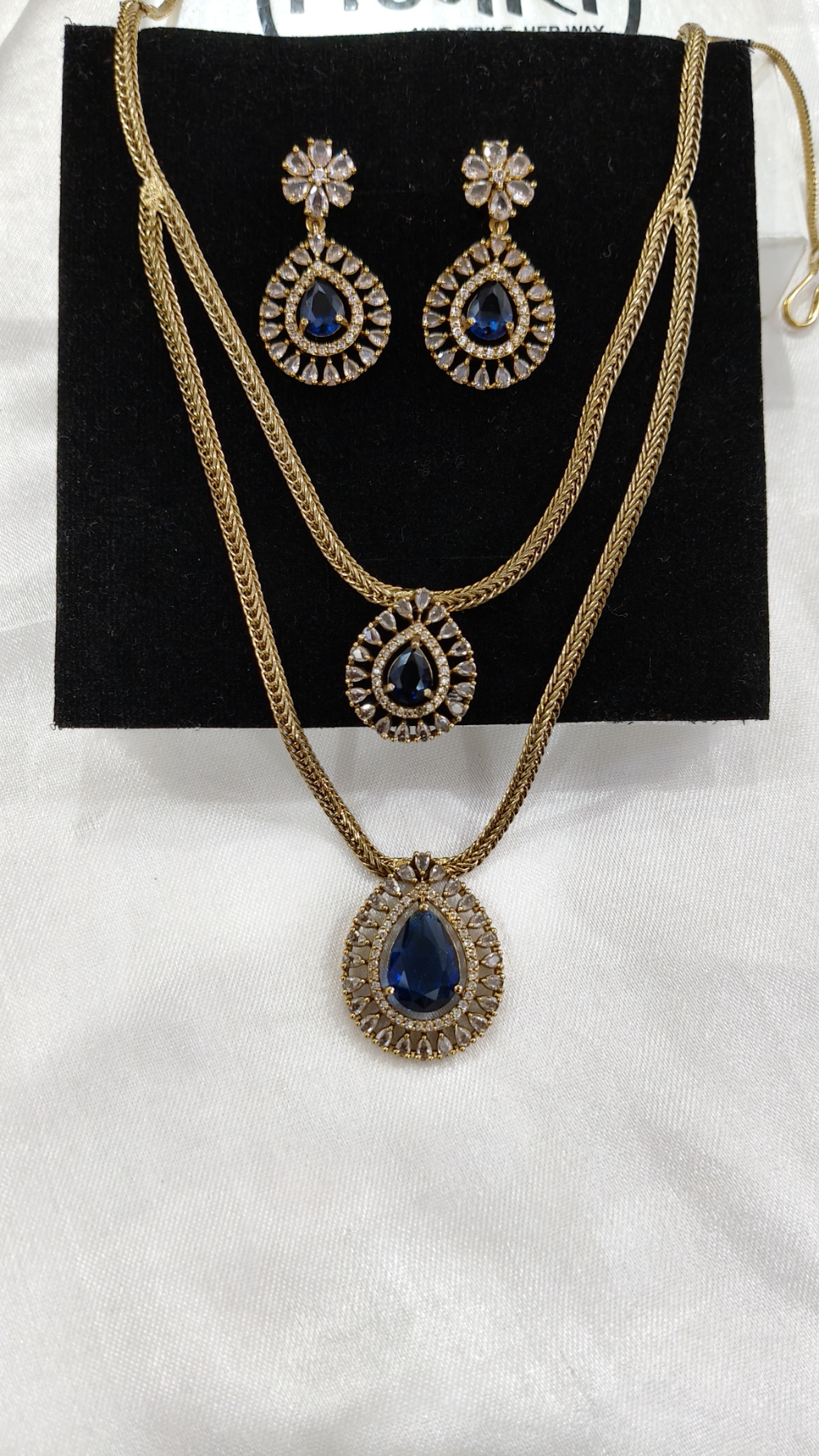 Double Layered Teardrop Glam - View 2