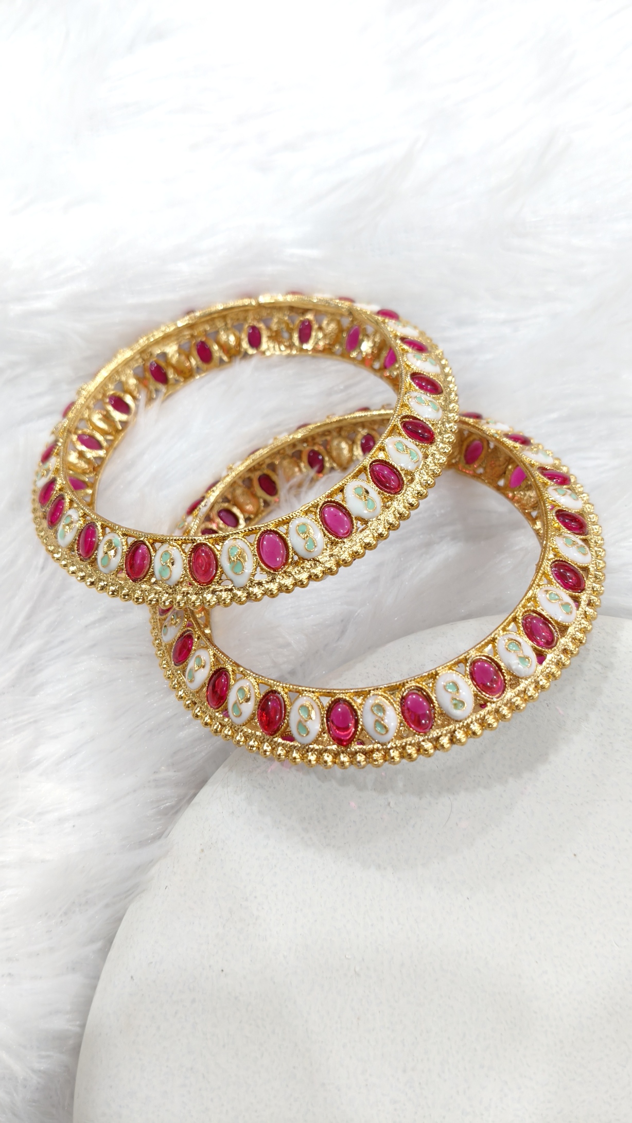 Pink Kundan Royale