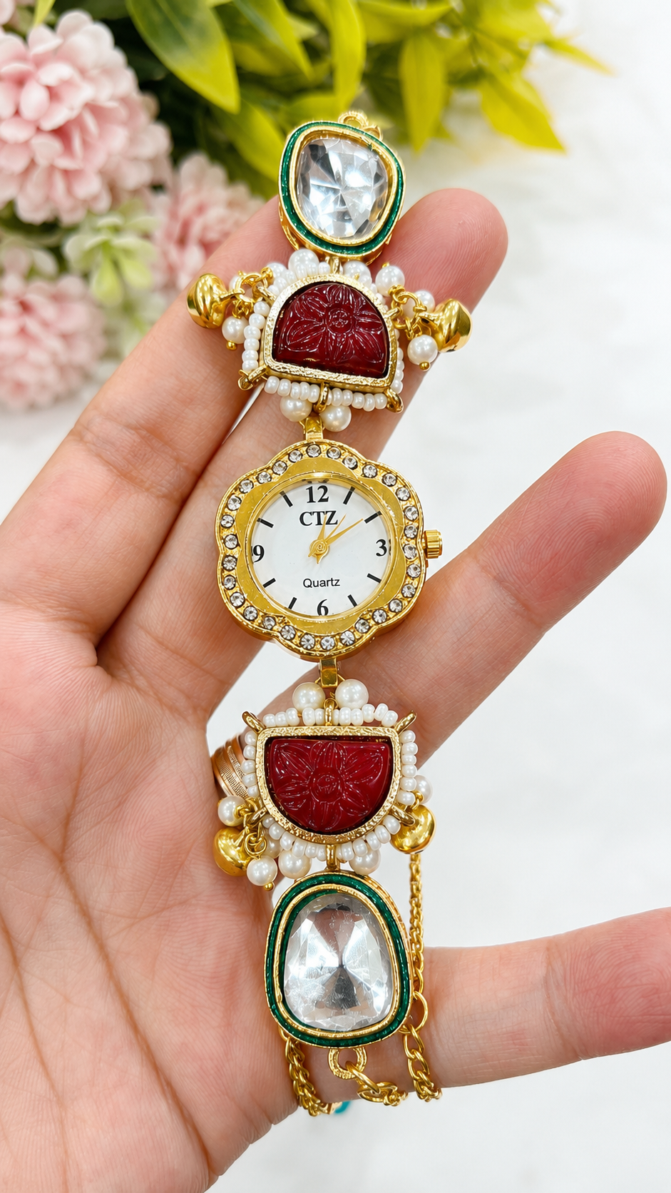 Ruby Pearl Watch
